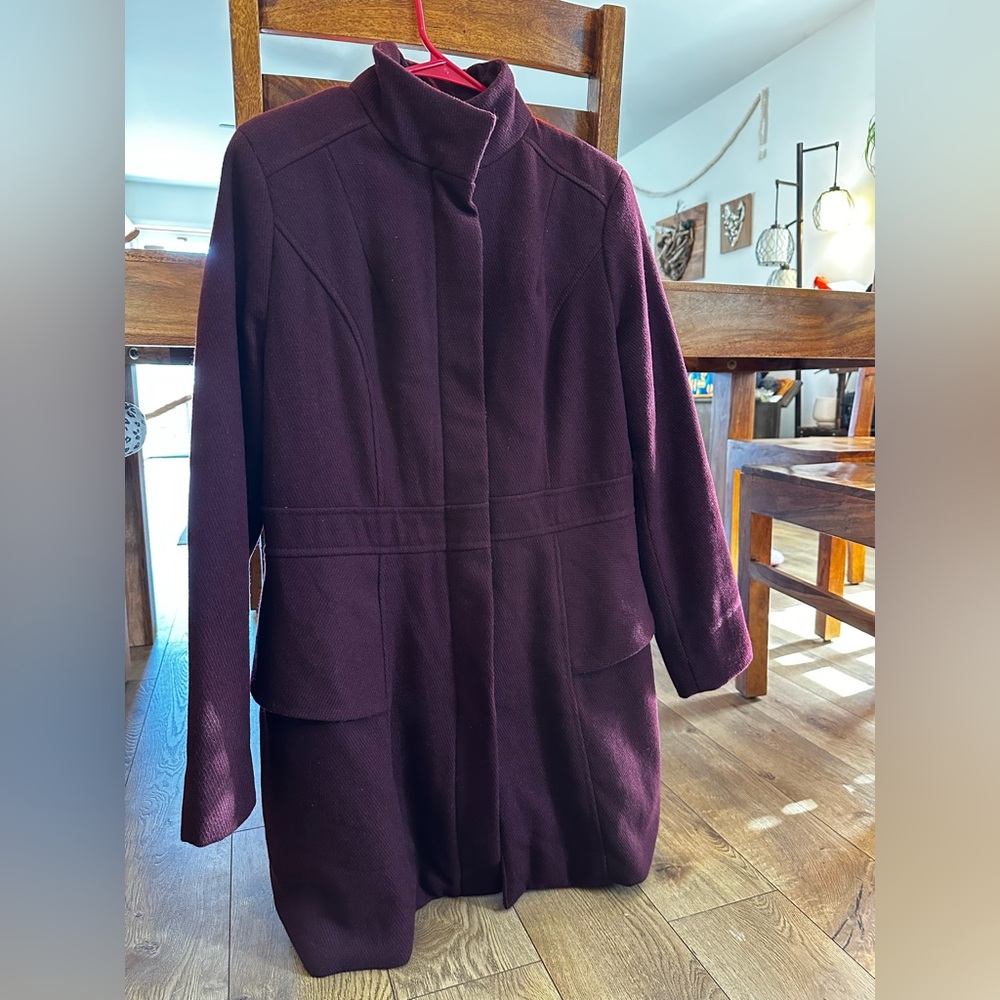 Mossimo Supply Co. Maroon Pea Coat